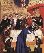 MASTER of Heiligenkreuz The Death of St. Clare Spain oil painting artist
